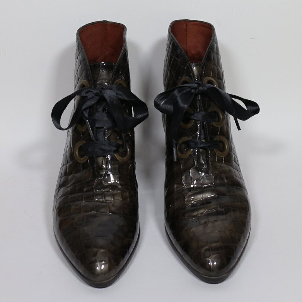 Hispanitas Faux Snake Skin Boots - Picture 3 of 6